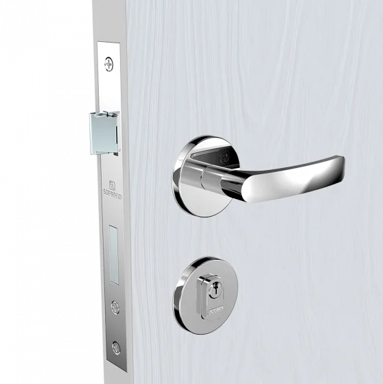 FECHADURA PALI RETA EXT CROMADO ROS38 55X70 PY53 - Soprano