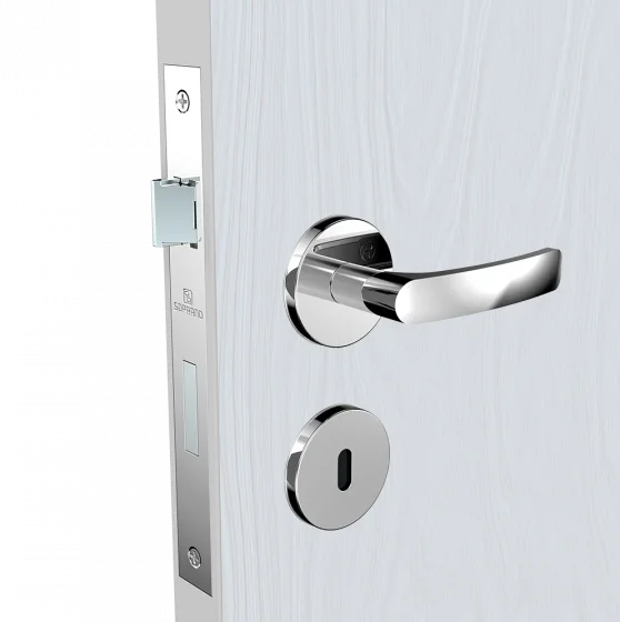 FECHADURA PALI RETA INT CROMADO ROS38 55X70 - Soprano