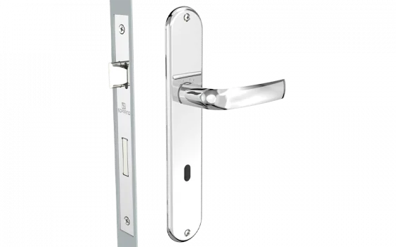 FECHADURA ICAROWAY RETA INT CROMADO ESP19 55X70 - Soprano