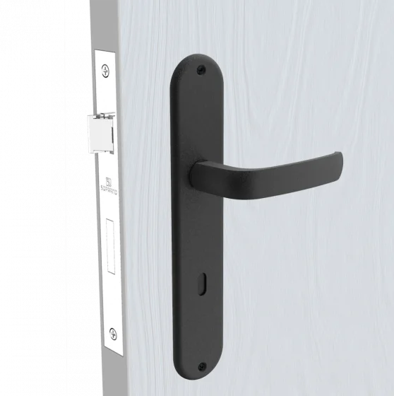 FECHADURA ICAROWAY RETA INT PRETO FOSCO ESP19 55X7 - Soprano