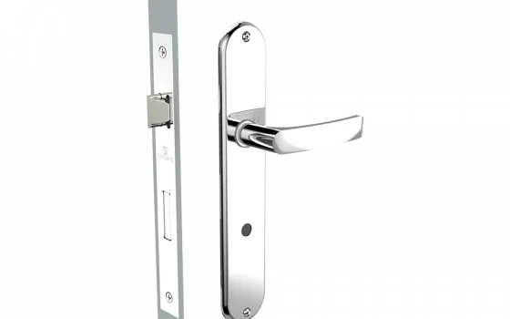 FECHADURA PALI RETA BAN CROMADO ESP19 55X70 - Soprano