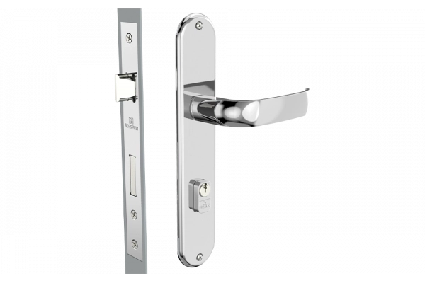 FECHADURA ICARO RETA EXT CROMADO ESP19 55X70 PY53