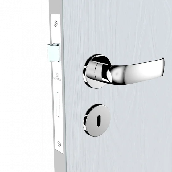 FECHADURA GRAND ICARO INT CROMADO POL ROS38 55X70 - Soprano
