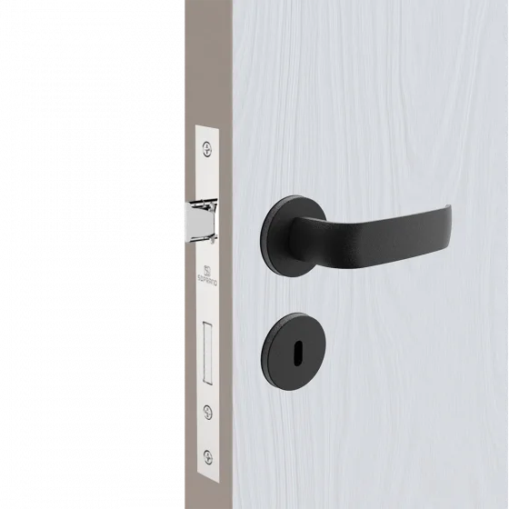 FECHADURA GRAND ICARO INT PRETO FOS ROS38 55X70 - Soprano