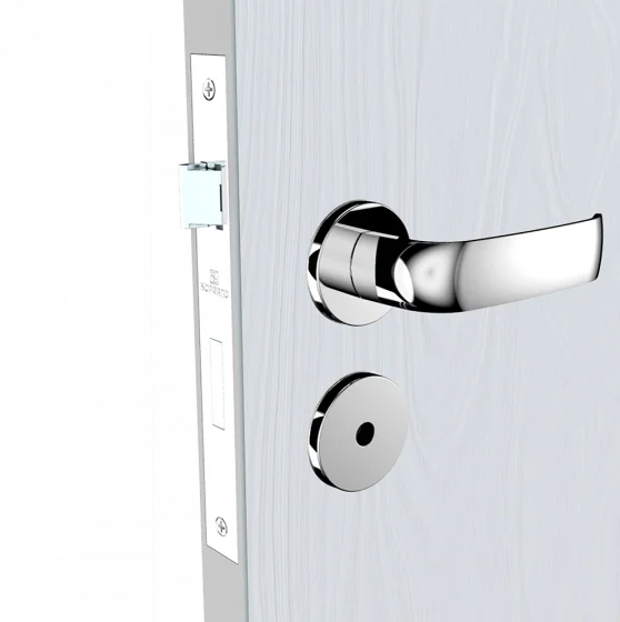 FECHADURA GRAND ICARO BAN CROMADO POL ROS38 55X70 - Soprano