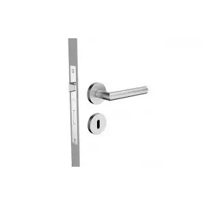 Fechadura Interna 55x70 ROS62 Inox Escovado Linna - Soprano