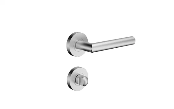 Fechadura Banheiro 55x70 ROS62 Inox Escovado Linna - Soprano