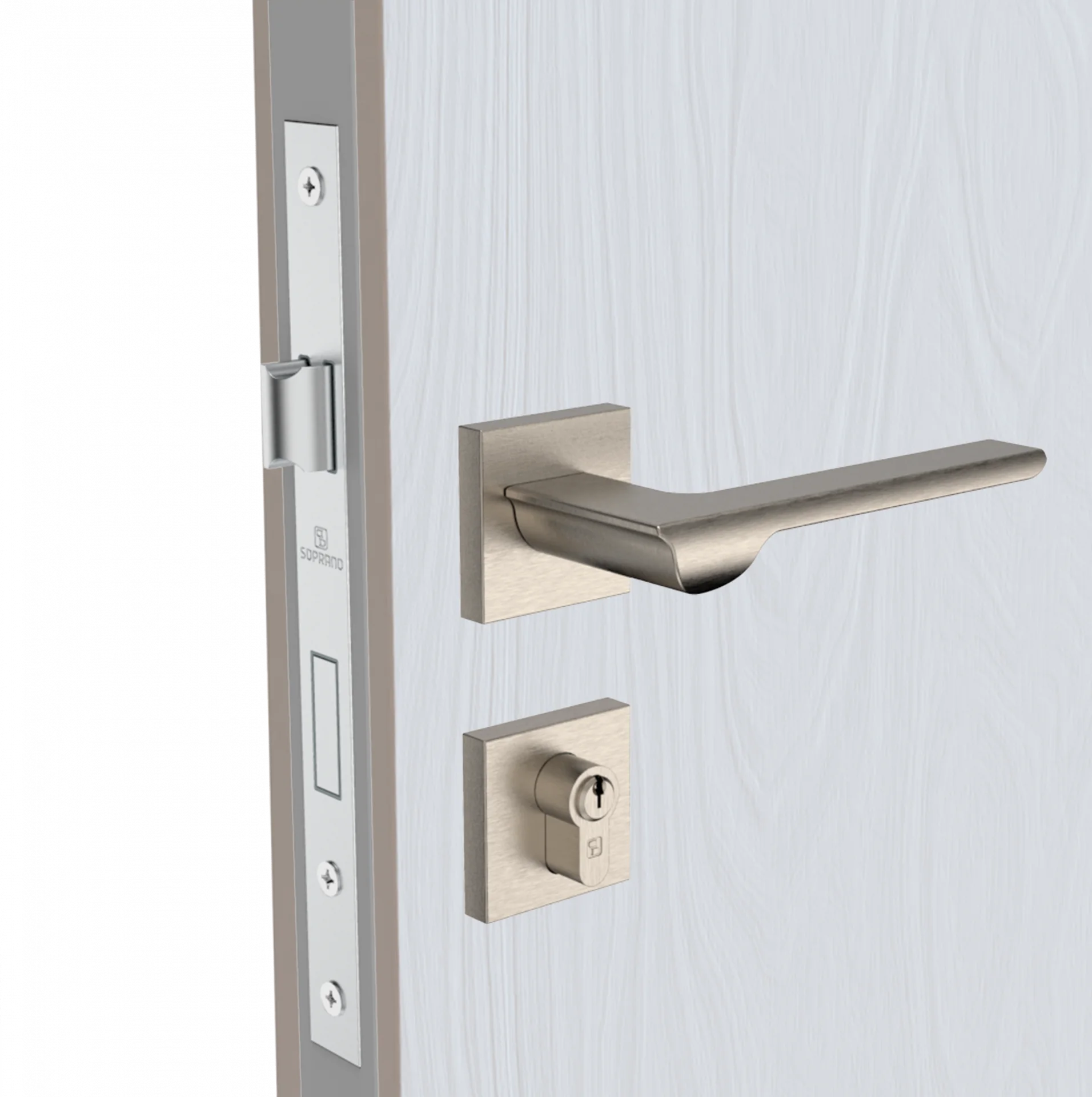 FECHADURA VIVACE EXT ACETINADO ROS60 55X72 PY75 FECHADURA VIVACE EXT ACETINADO ROS60 55X72 PY75