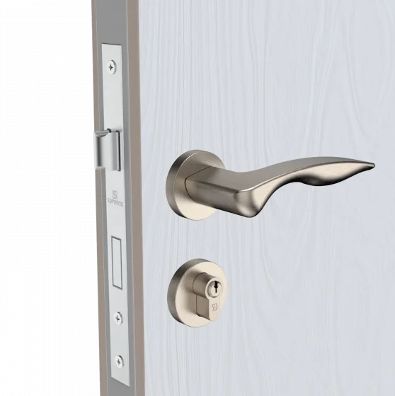 FECHADURA PRESTO EXT ACETINADO ROS59 55X72 PY75 - Soprano