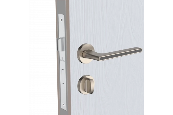 FECHADURA ALLEGRO BAN ACETINADO ROS59 55X78