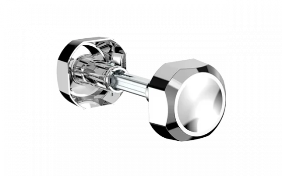 MACANETA BRIO BOLA 58MM CROMADO - Soprano