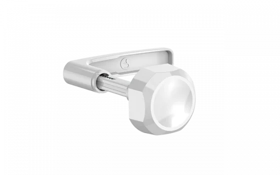 MACANETA PALI/BRIO RETA/BOLA 58MM BRANCO - Soprano