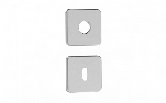 KIT ROSETA R24 QUADRADA S/FURO INT INOX ESCOVADO - Soprano