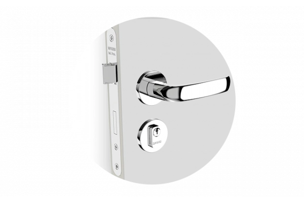 FECHADURA ICAROWAY RETA EXT CROMADO ROS22 40X53 OVAL PY53