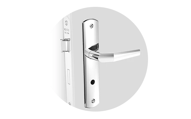 FECHADURA POPLINE RETA BAN CROMADO ESP26 40X53 OVAL FECHADURA POPLINE RETA BAN CROMADO ESP26 40X53 OVAL