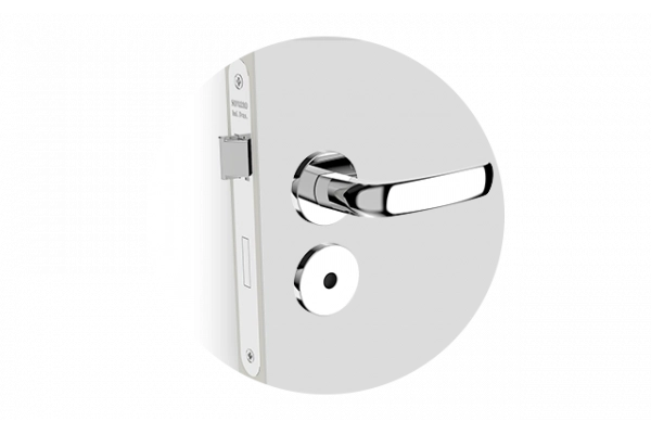 FECHADURA ICAROWAY RETA BAN CROMADO ROS22 40X53 OVAL