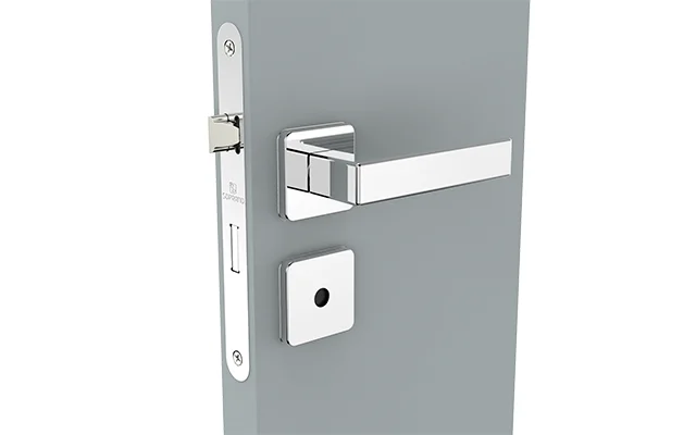 FECHADURA JUNO BAN CROMADO POL ROS24 40X53 OVAL - Soprano