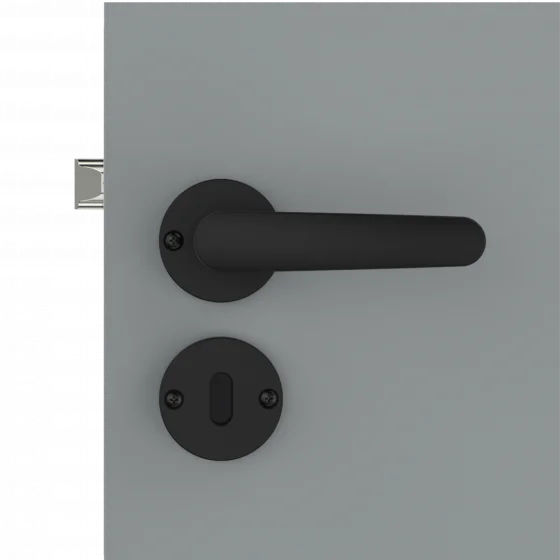 FECHADURA IPANEMA RETA INT PRETO ROS23 40X53 OVAL - Soprano