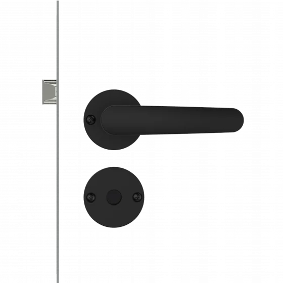 FECHADURA IPANEMA RETA BAN PRETO ROS23 40X53 OVAL - Soprano
