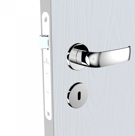 FECHADURA GRAND ICARO INT CROMADO POL ROS38 55X70OVAL - Soprano