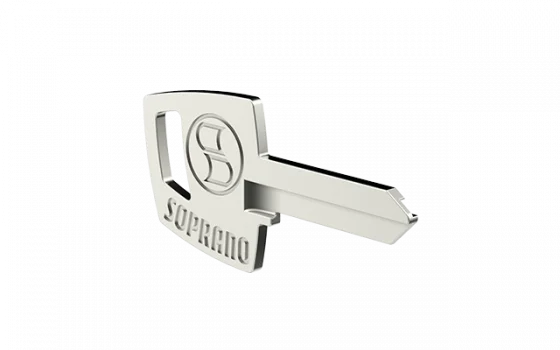 CHAVE PY S/SEGREDO NIQUEL CILINDRO G4 50-90MM - Soprano