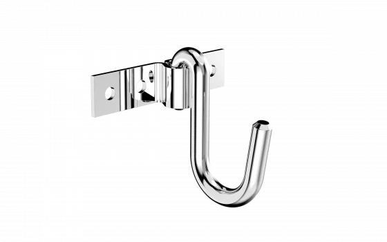 GANCHO REDE SOBREPOR INOX POLIDO BLISTER 2 PCS - Soprano