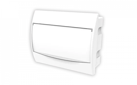 QUADRO DISTR.EMB.09P IEC/DIN PORTA VERTICAL BRANCA - Soprano