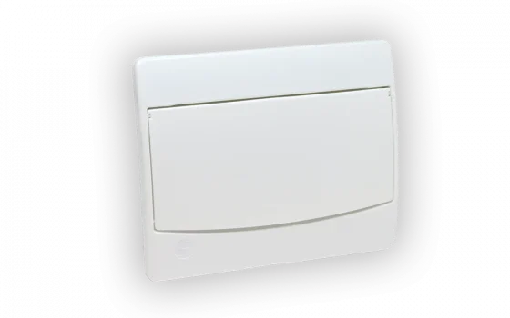 CONJ. TAMPA QUADRO DISTR.EMB.09P IEC/DIN PORTA VERTICAL BRAN - Soprano