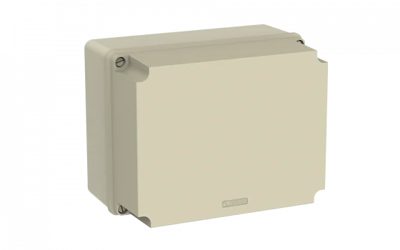 CAIXA PLAST MULTIUSO TAMPA ALTA CINZA 240X185X140 - Soprano
