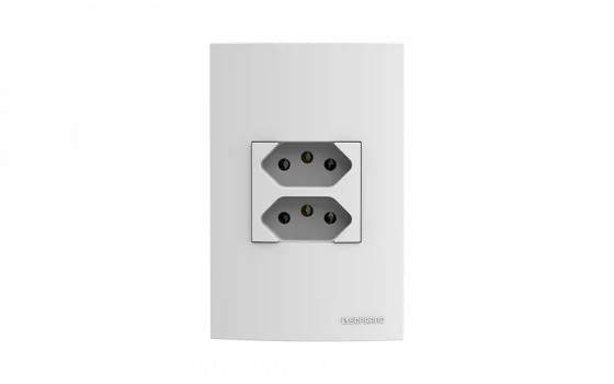 CJ 1 TOM 2P+T DUPLEX 20A 250V 4X2 BR BUP - Soprano