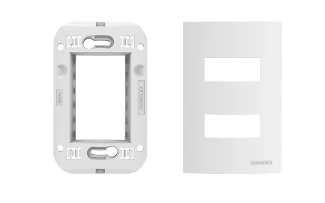 CJ PLACA 2MS 4X2 + SUPORTE BR BUP - Soprano