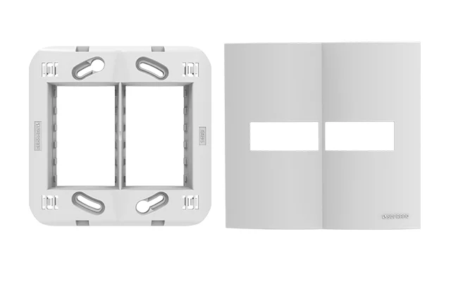 CJ PLACA 1M + 1M 4X4 + SUPORTE BR BUP - Soprano