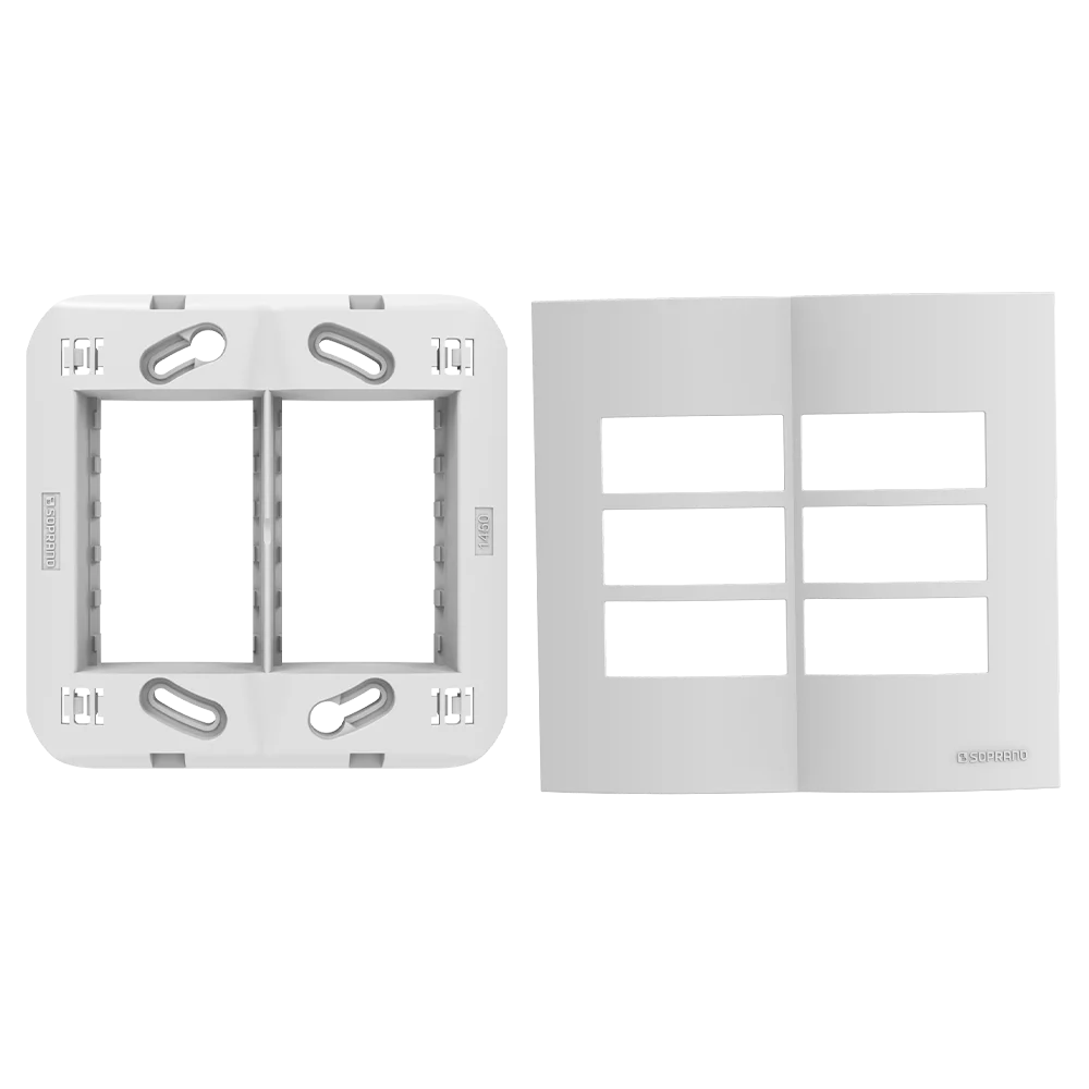 CJ PLACA 6M 4X4 + SUPORTE BR BUP - Soprano