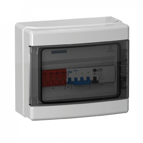 QUADRO DE PROTECAO AC P/CARREGADOR VE C/BOB. DISP. 22KW 32A - Soprano