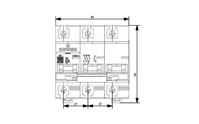 DISJ. SHB3 HII-100A - 10KA - Soprano