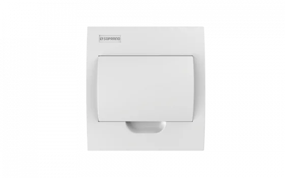 QUADRO DISTR. EMB. 8P IEC-PB - Soprano