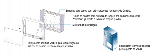 QUADRO DISTR.EMB.VDI-30-PB - Soprano