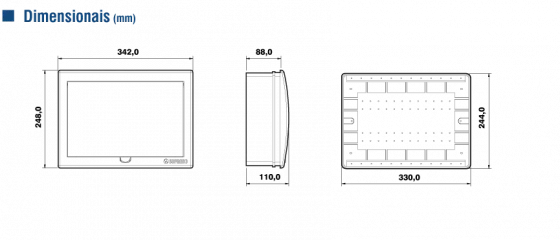 QUADRO DISTR.EMB.VDI-30-PB - Soprano
