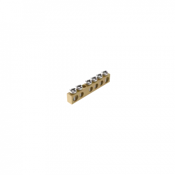 BARRAMENTO 2 FUROS DE 6 MM + 4 FUROS DE 5 MM - Soprano