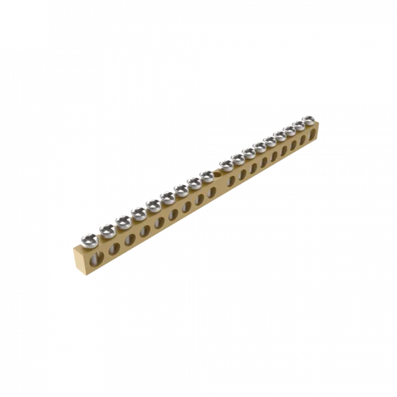 BARRAMENTO 2 FUROS DE 6 MM + 16 FUROS DE 5 MM - Soprano