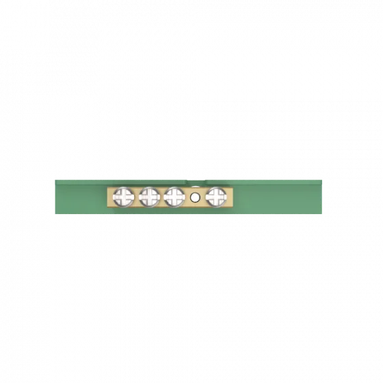 BARRAMENTO TERRA 02 + 02 FUROS P/ FIXACAO EM TRILHO DIN VER - Soprano