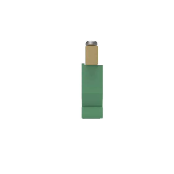 BARRAMENTO TERRA 02 + 10 FUROS P/ FIXACAO EM TRILHO DIN VER - Soprano