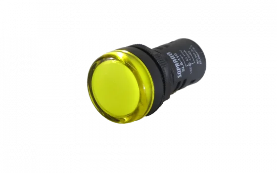 SINALIZADOR 22MM AMARELO 110VCA - Soprano