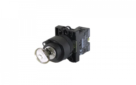 BOTAO SELETOR C/ CHAVE 3P FIXAS NA+NA - Soprano