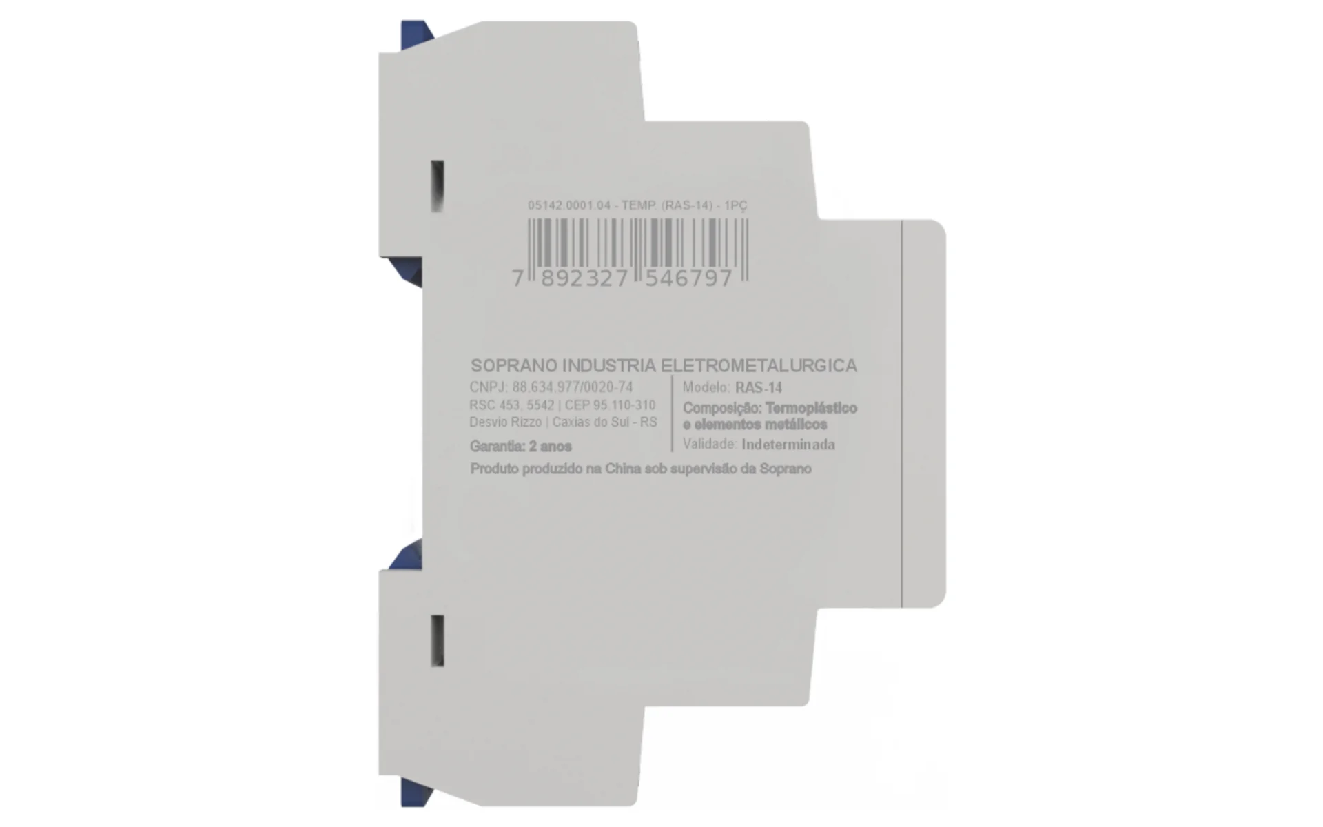 RAS-14 - RELÉ TEMPORIZADOR ESTRELA-TRIÂNGULO - Soprano