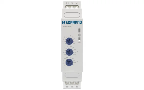 RAS-31 - RELÉ TEMP MULTIFUNÇÃO C/ 10 FUNÇÕES - Soprano