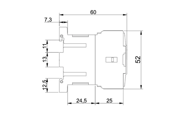 MINI CONTATOR CSA-6M 1NA 380/415VCA - Soprano
