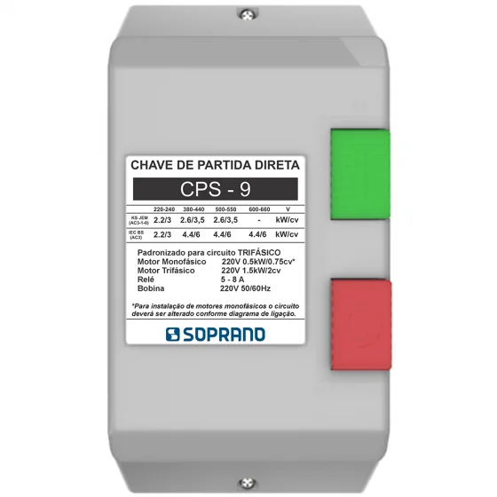 CPS - 09 5,0-8,0 220 VAC - Soprano