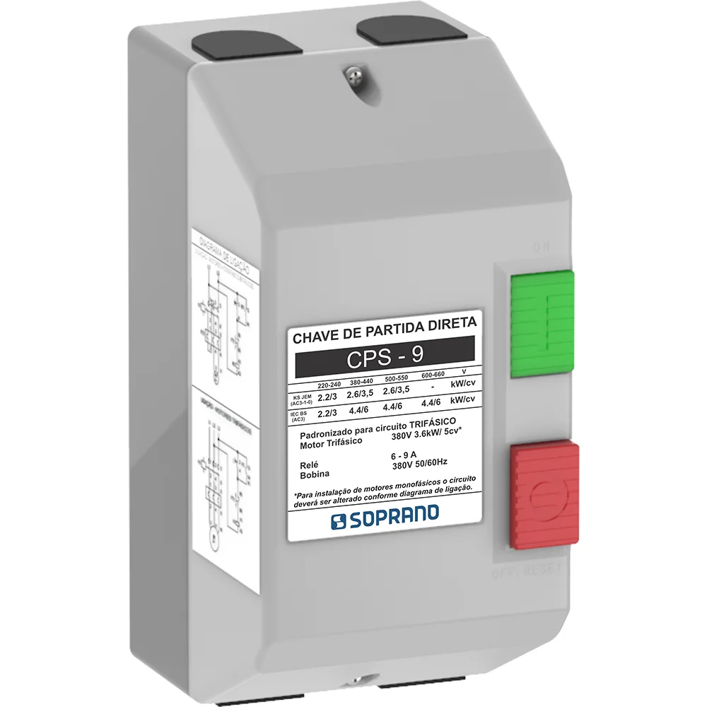 CPS - 09 6,0-9,0 380 VAC CPS - 09 6,0-9,0 380 VAC