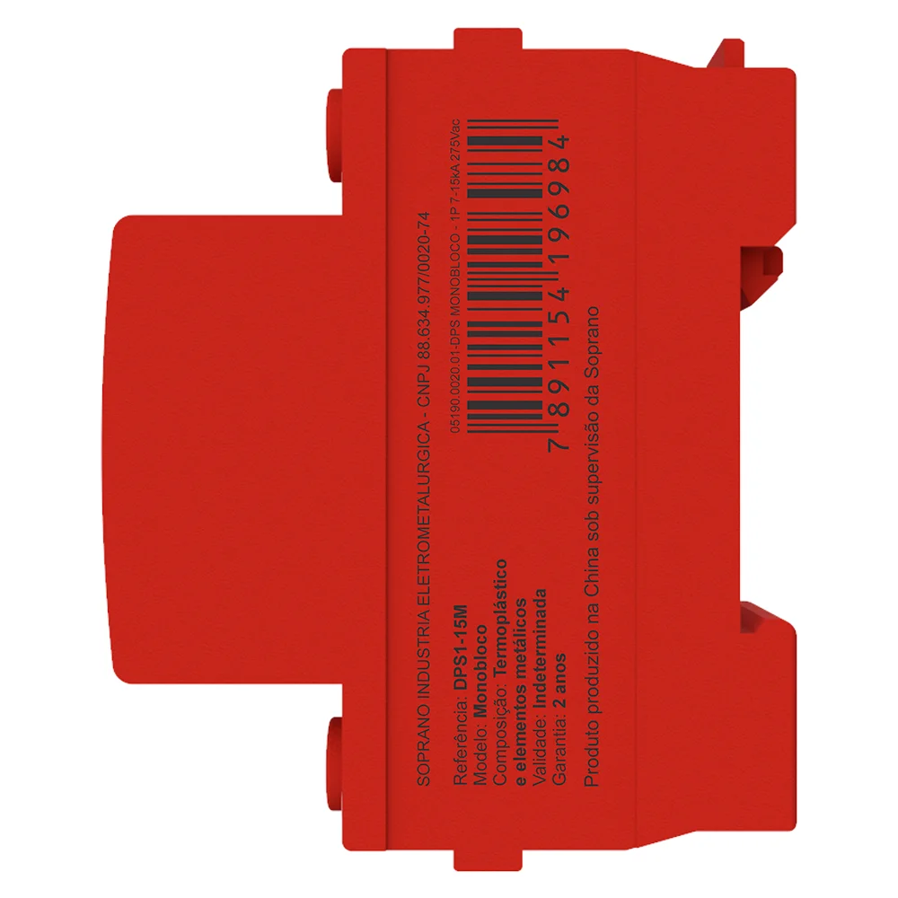 DPS MONOBLOCO - 1P 7-15KA 275VAC - DPS1-15M-275 - Soprano